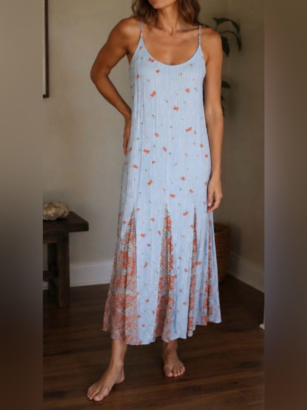 Roller Rabbit Floral Midi Summer Dress Sz. XS